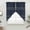 Gray, variant on Rustic Botanical Swag Curtains for Kitchen/Bedroom/Living Room, Japanese Herb on Brown Simple Art Scalloped Curtains 63 Inch Long, Rod Pocket Window Swag Topper Curtains Valances 2 Panels Set 36"x63"