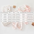 thumbnail image 4 of CAUYDY 0 3 6 9 12 18 24 Months Preemie Girls Sleepwear Baby Clothes Newborn Long Sleeve Romper Fall Winter Infant Girl Soft Pajamas Toddler Bodysuit Sizes 3-6 Months,Blue, 4 of 7