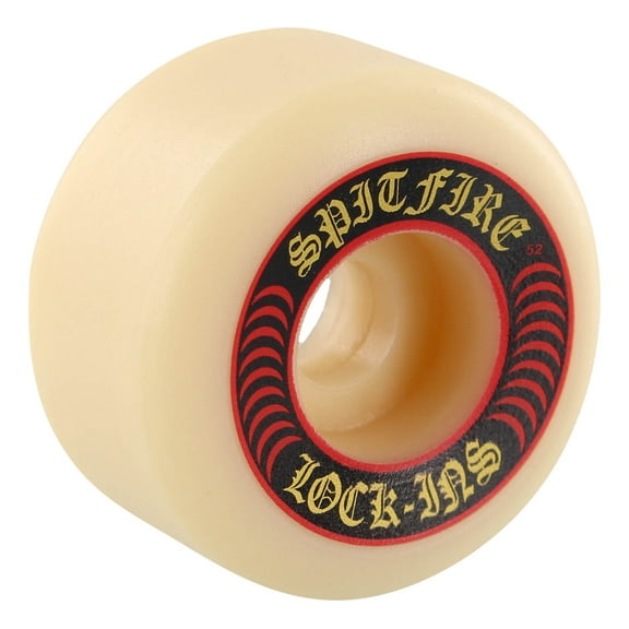 Spitfire F4 Lock Ins Skateboard Wheels 101a 52mm White/Red