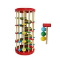 thumbnail image 1 of Mazo de banco para golpear para niños, bolas para golpear , colores educativos, rampa de rollo a juego, juguetes Montessori para dormitorio, 1 of 9