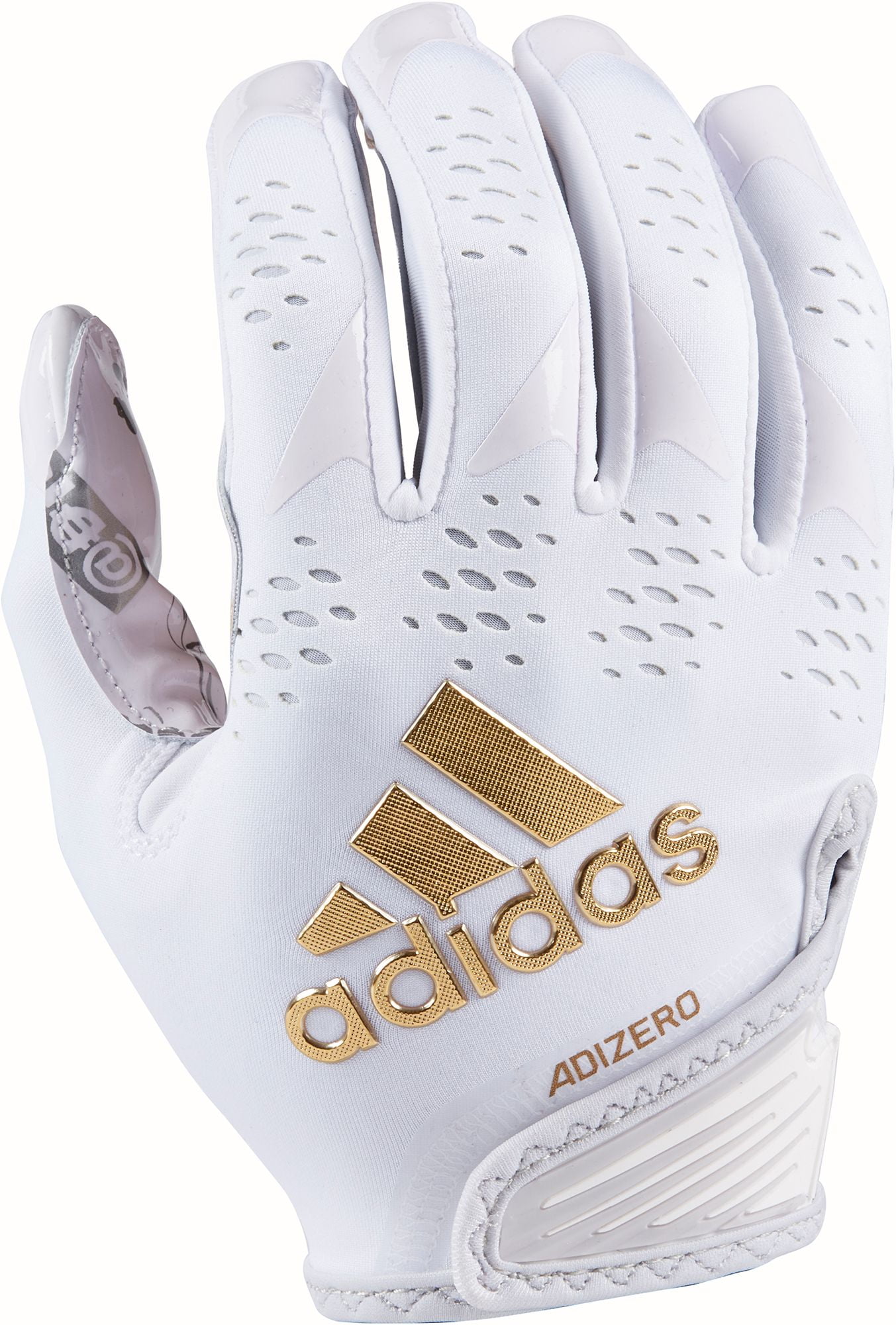 adidas Adult adizero 12 Big Mood Football Gloves (White