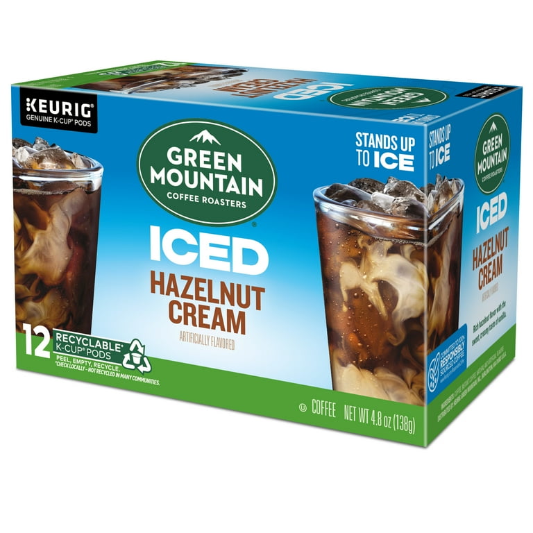 Green Mountain Coffee Roasters Iced Hazelnut Cream K-Cup Pods 12