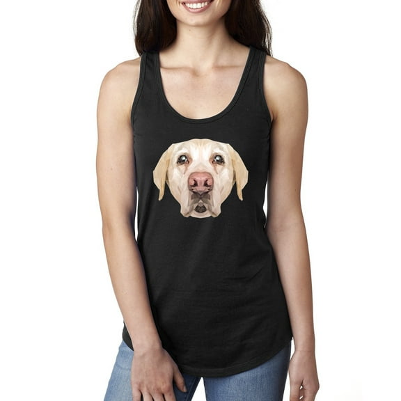 Wild Bobby, Golden Retriever Cute Gift, Dog Lover, Women Racerback Tank Top, Black, Small