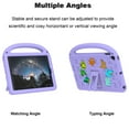 thumbnail image 2 of ELEHOLD Case for iPad 9th/8th/7th Generation, Fun Animal Design EVA Durable Case with Handle & Stand & Strap, Easy Carry for Children,Purple, 2 of 9