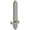 Satin Nickel, variant on Grandeur 836026 Arc Solid Brass Tall Plate Rose Left Handed Passage Door Lever Set - Brass