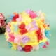 thumbnail image 2 of FELTECHELECTR 1 gorro de natación cómodo con diseño de flores 3D para mujer, transpirable y con protección UV (colores variados)., 2 of 4