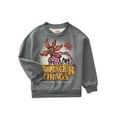 thumbnail image 2 of Stranger Things Boys Long Sleeve Halloween Graphic Crewneck Sweatshirt, Sizes 4-18, 2 of 4