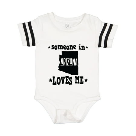 

Inktastic Arizona Someone Loves Me Gift Gift Baby Boy or Baby Girl Bodysuit