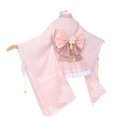 thumbnail image 4 of Disfraz de Cosplay de Anime My Hero Academia OCHACO URARAKA para Halloween, vestido de Lolita con kimono rosa para mujer, 4 of 4