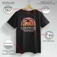 thumbnail image 3 of Netflix Boys' Stranger Things Mind Flayer Sunset Chrome Logo T Shirt, 3 of 10
