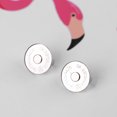 thumbnail image 4 of NUOLUX 20pcs 14mm Magnetic Snap Button Clasps Metal Clap Buttons for Handbag Purses Bags Clothes Making (Silver), 4 of 5