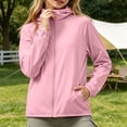 thumbnail image 2 of Acaics Girls' Hooded Rain Jacket: Lightweight Waterproof Zip Up Windbreaker with Pockets, Sun Protection Coat for Teens Ages 7–17, 2 of 10