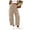 Khaki, variant on GEWSEY Womens Corduroy Pants High Waisted - Wide Leg Pant Casual Loose Trousers with Pocket Fall Winter Outfits (Khaki, XS)