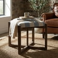 thumbnail image 5 of Cortesi Home Monboy Square Ottoman 20" Height, Blue and White Striped, 5 of 10