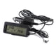 thumbnail image 1 of Medidor de temperatura digital universal para coche, LCD, para interiores y exteriores, 12 V CC rojo, 1 of 9