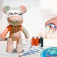 thumbnail image 1 of Set de pintura con forma de oso de peluche Painting Bear, regalo hecho a mano, 1 of 9