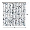 thumbnail image 5 of Waterproof Beautiful Colorful Floral Shower Curtain 72x72 Inch Boho Style Polyester Unique Shower Curtain for Bathroom Hotel Home Decor with 12 Plastic Hooks, 5 of 5