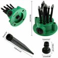 thumbnail image 2 of Arroseur de Jardin, arroseur Automatique à Plusieurs têtes à 360 ° arrosant la pelouse en Rotation，Pratique Kuyhfg Bienvenido a Kuyhfg, 2 of 4