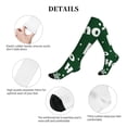 thumbnail image 5 of Lsque Ho Ho Ho A Pattern Sport Compression Socks for Men & Women 15-20 mmHg Knee High Nurse Pregnant Running Medical and Travel Athletic, 5 of 6