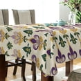 thumbnail image 5 of Yayeee Tablecloths 60" x 120" Rectangle Wrinkle Resistant Party Table Cover, Beige Floral Pattern, 5 of 8