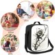 thumbnail image 5 of Disketp Black And White Rose Bolsa Térmica Estampada para Almuerzo, Lonchera para Hombres y Mujeres Adultos, 5 of 7