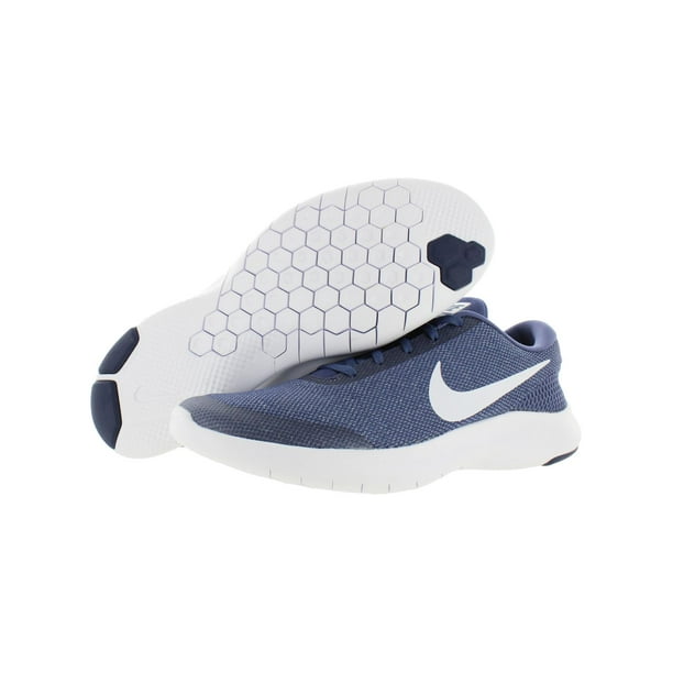 Nike Flex RN Men?s Running Shoes - 9M - Blue Recall / White Walmart.com