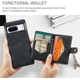 thumbnail image 4 of Case for Google Pixel 8 2023, Detachable Magnetic Wallet Card Cash Slot Case Cover Support Wireless Charging Functional Kickstand (Google Pixel 8, Black), 4 of 15