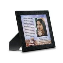 Memorial Picture Frames Sympathy Gift, Condolence Card, Photo Frames for Sympathy Gift Baskets, Bereavement Gifts In Memory of Loved One, Memories Wall Decor, Love is Never Lost Framed Poem, 6383CH