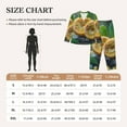 thumbnail image 4 of Salouo Fresh Passion Fruit Still Life Pattern Women's Pajamas Set Long Sleeve Button Down Sleepwear Soft Pj Lounge Sets for women 2 Piece Pjs Set with Long Pants-Large, 4 of 7