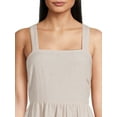 thumbnail image 4 of Time & Tru Women's Tie Back Midi Dress, 4 of 5