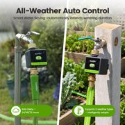 RainPoint smart WiFi watering timer 2Zone garden hose timer with APP,IP65 waterproof sprinkler timer forlaw,garden,greenhouse,3/4 faucet
