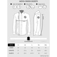 thumbnail image 5 of Ma Croix Men's Long Sleeve Printed Slim Fit Dress Shirt, 5 of 8