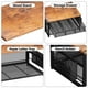 thumbnail image 3 of Soporte para impresora Marbrasse Wood de 2 niveles con cajón de almacenamiento, 3 of 7