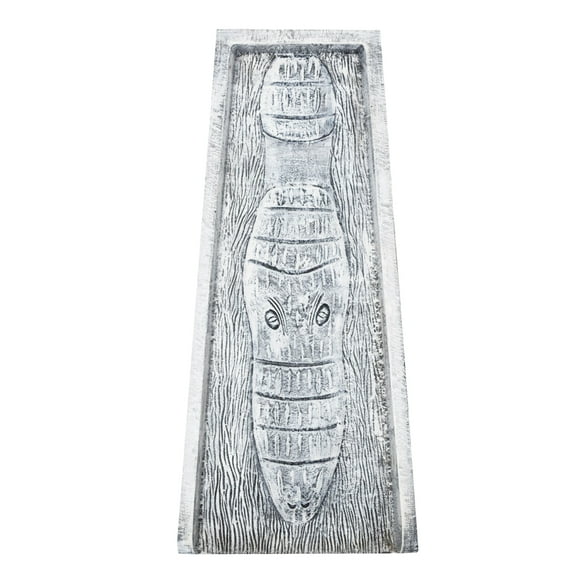 White Alligator 24-in Cast Aluminum Downspout Gutter Splash Block