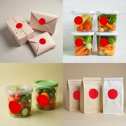2 Inch Dot Matte Red Color Code Labels for Color Coding and Organization, Round Coloured Easy Peel Strong Self Adhesive Dot Stickers (500 Stickers Per Roll)