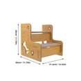 thumbnail image 2 of FONWILYO Portable Nonslip Dog Steps for Bed and Sofa for Senior Small Dogs and Cats, 2 of 6