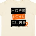 thumbnail image 4 of Inktastic Leukemia Hope Love Cure Boys or Girls Toddler T-Shirt, 4 of 5