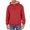 Red, variant on Mens Hoodies Sherpa Lined Hoodie Heavy Weight Cotton Winter Cold Weather Warm Fleece Thick Hood Sweatshirts Pullover