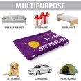 thumbnail image 6 of Sister in Law Gifts, Christmas Blanket Gifts for Sister in Law, Sister in Law Birthday Gifts, Sister-in-Law Gift on Mother''s Day, to My Sister in Law Blanket, 60"x 50", 6 of 6