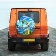 thumbnail image 2 of Lsque Mario Pattern Tire Covers - Tough Tire Wheel Protector for Truck, SUV, Trailer, Camper, RV - 15 inch, 2 of 7