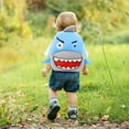thumbnail image 3 of Xfvqtps Backpack Cute Animals Mini Lightweight Portable Cloth Bag Blue-Shark, 3 of 5