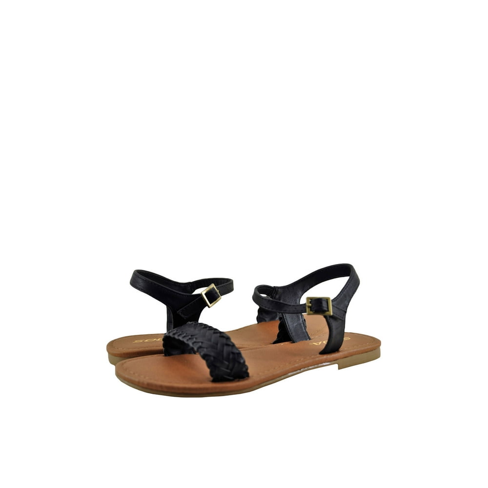 soda braided block heel