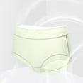 thumbnail image 2 of Ice Silk Briefs for Women Mid-Waist Seamless Silk Antibacterial Crotch Thin Full-Hip Lace Edge Underwear, 2 of 5