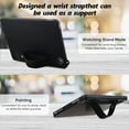 thumbnail image 4 of Protective Case for Amazon Kindle Fire HD 8 Tablet & HD 8 Plus Case (2024/2022/2020 Release) 12th/10th Gen, PU Leather Slim Lightweight Stand Hand Strap Shockproof Cover for Kindle Fire HD 8,Black, 4 of 7