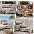 thumbnail image 5 of Country Cotton Floral Outdoor Waterproof Pillow Covers, Farmhouse Vintage Bath Bottle Decorative Square Throw Pillowcase Sofa Cushion Sham for Patio/Couch/Chair, 18"x18" 2 Pack, 5 of 8