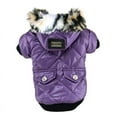 thumbnail image 3 of Waterproof Dog Snowsuit Jumpsuit Hoodie Winter Coat Pet Fleece Lined Clothes Puppy Cotton Padded Outfit Cold Weather Hooded Airman Jacket Warm Cat Clothes Chihuahua Parka Girls Boys, 3 of 6