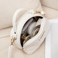 thumbnail image 5 of Fashion Square Crossbody Small Messenger Bags Handbags Soft PU Shoulder Bags PINK, 5 of 8