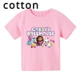 thumbnail image 2 of Ropa para niños, camiseta de algodón con la casa de muñecas de Gabby, linda camiseta de dibujos animados para bebés, camisetas casuales de manga corta para niñas pequeñas, 2 of 5