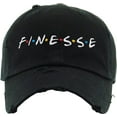 thumbnail image 2 of Finesse Embroidered Vintage Distressed Dad Hat Adjustable Baseball Cap, 2 of 4
