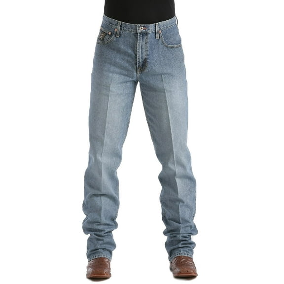 Cinch Western Jeans Mens Black Label Relax 30 x 30 Med Wash MB90633001